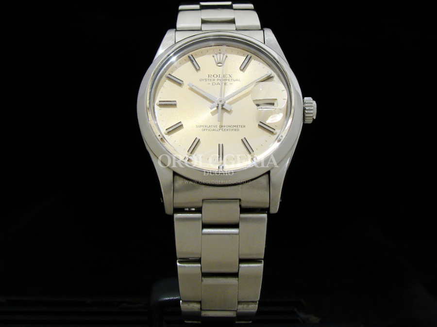 Rolex Rolex Oyster Perpetual Date Patined Ivory Dial - immagine 3